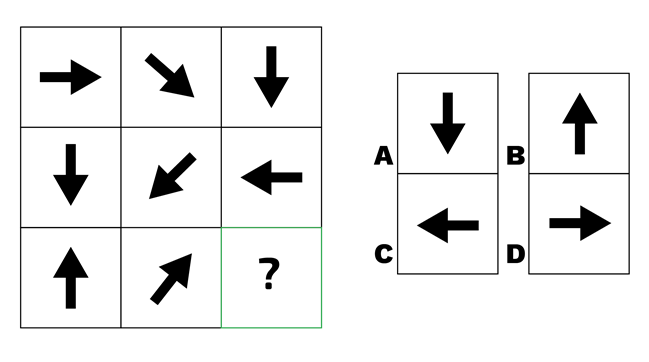 Matrix Test Voorbeeld Vraag