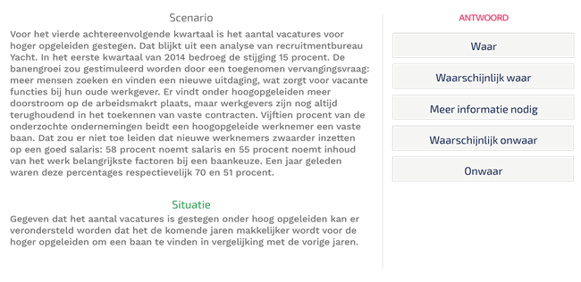 Watson Critical Thinking Test Voorbeeld Vraag